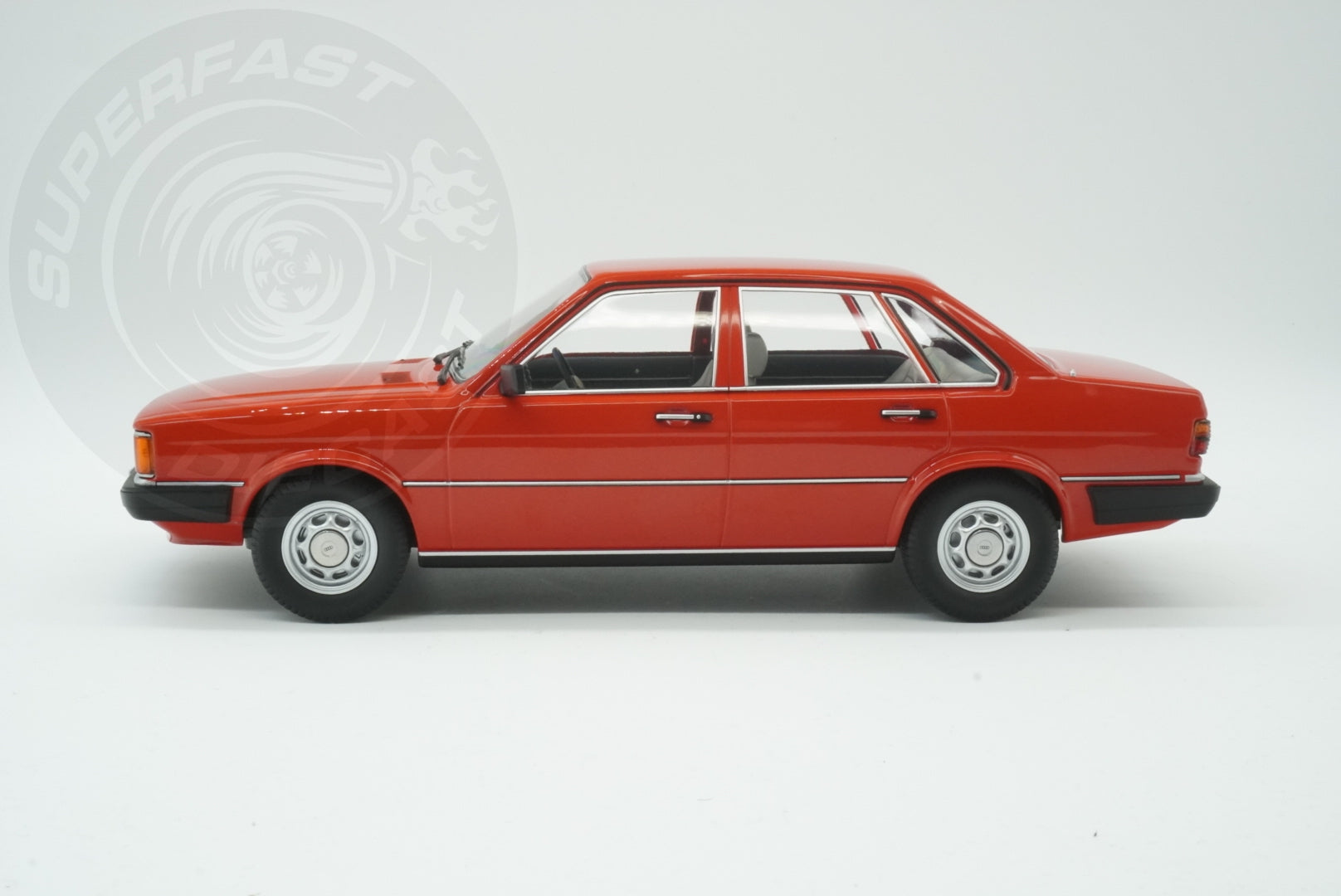 MCG 1:18 Scale Diecast Model Car -  1978 Audi 80 GLS (B2), Red - MCG18526