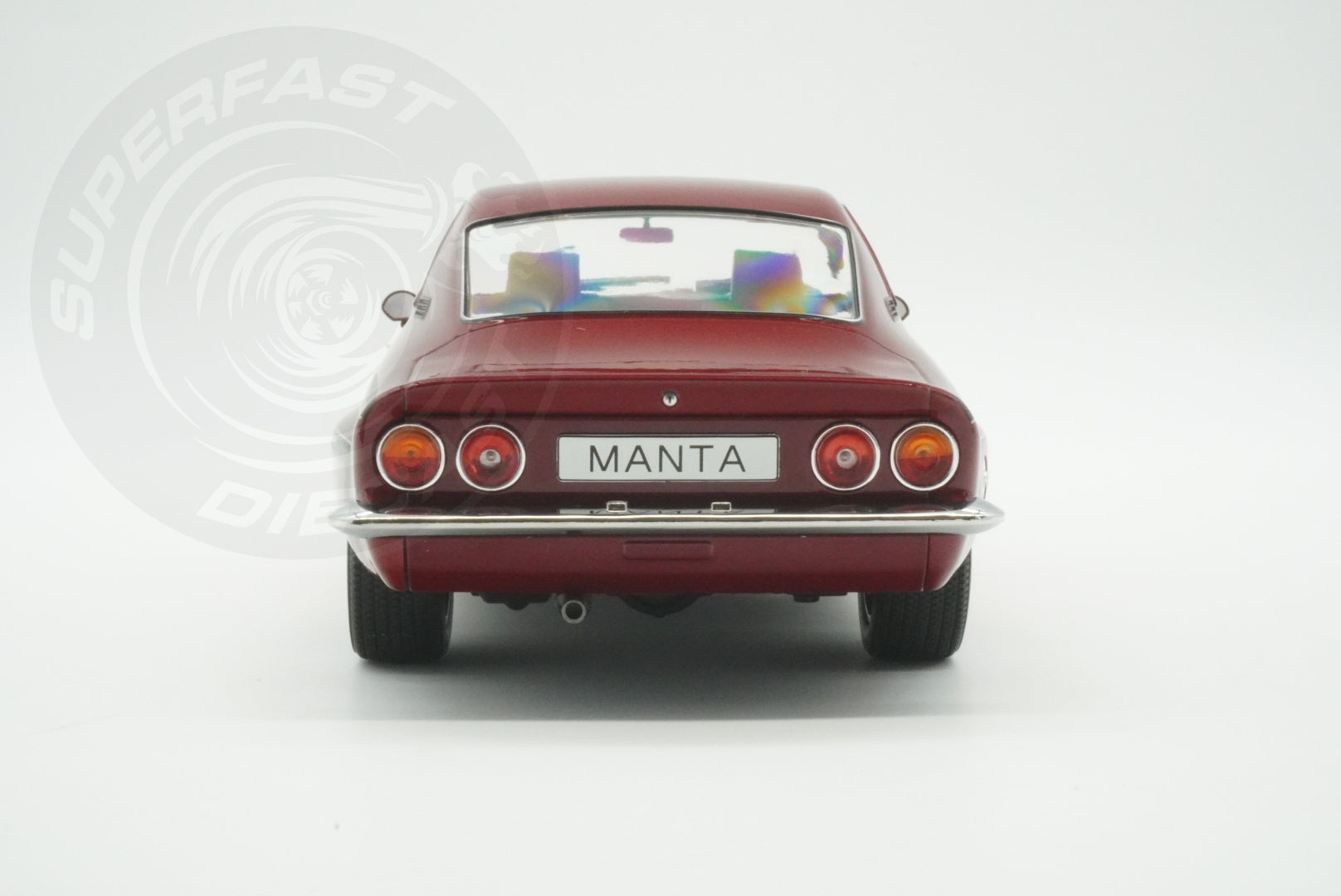 MCG 1:18 Scale Diecast - 1974 Opel Manta A Irmscher, Dark Red - MCG18427