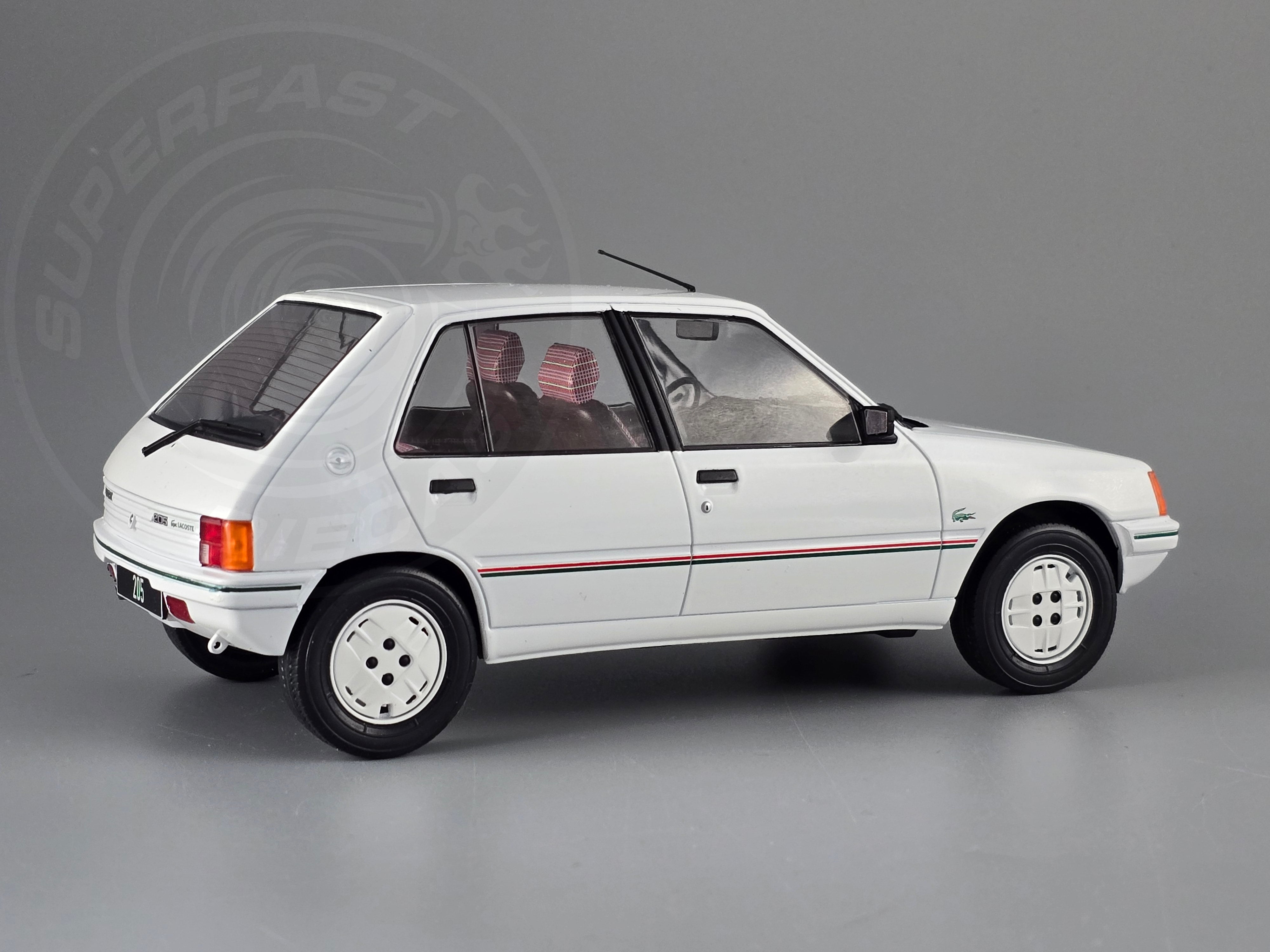 MCG 1:18 Scale - 1984 Peugeot 205, White - MCG18493