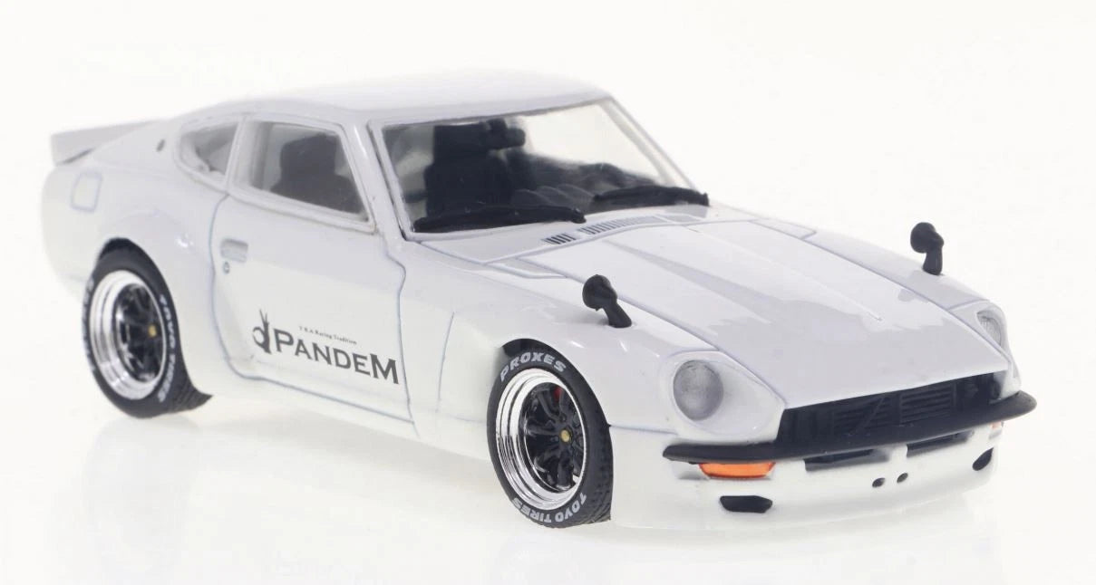 SOLIDO 1:43 Scale - 1973 Datsun Pandem 240Z Rocket Bunny, White - S4316301