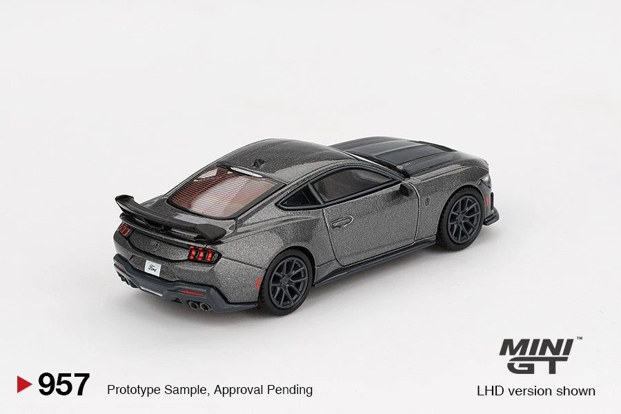 Mini GT 1:64 Diecast - Ford Mustang Shelby Dark Horse (RHD), Carbonised Grey - 957-R