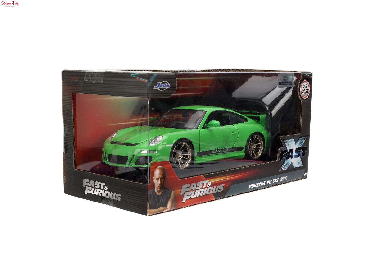 JADA 1:24 Diecast - 2007 Porsche 911 GTS (997) - Fast & Furious 10, Green  - 34919