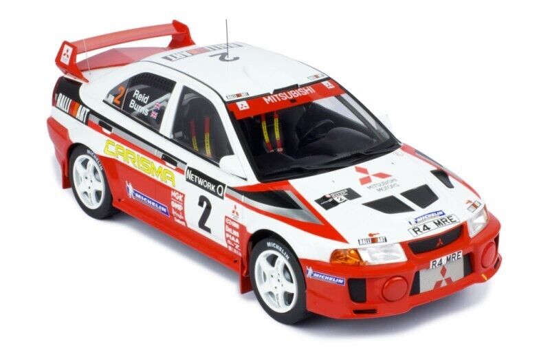 IXO 1:18 Mitsubishi Lancer RS Evolution V #2 R.Burns-R.Reid WINNER RAC Rally 1998