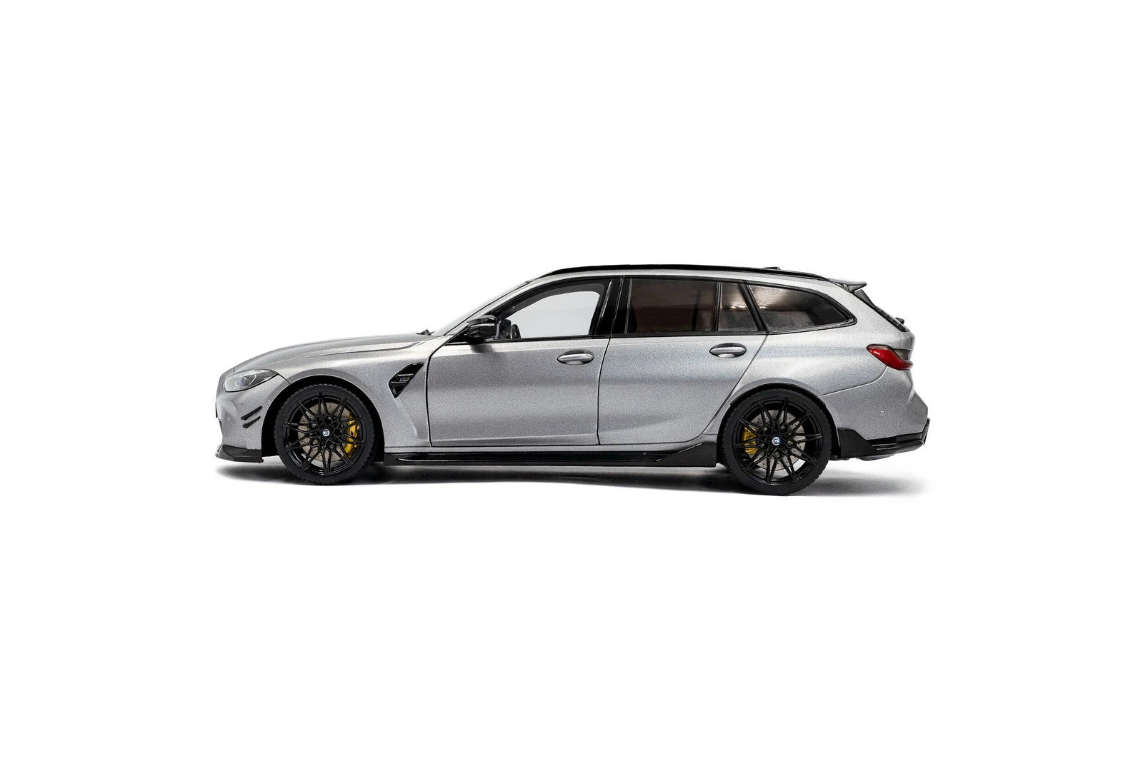 SOLIDO 1:18 Scale - 2024 BMW M3 (G81) Touring w/Performance Parts, Frozen Pure Grey Metallic - S1813702