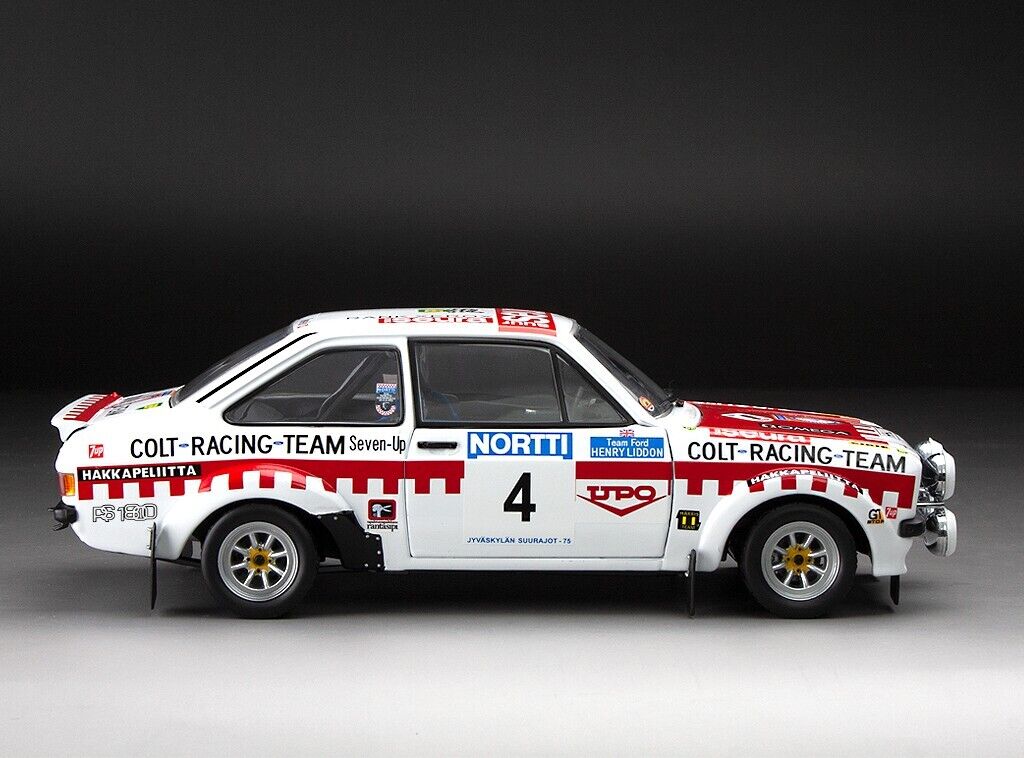 SUNSTAR 1:18 Scale Ford Escort Mk2 RS1800 #4 1/18 T.Makinen 3rd 1975 1000 Lakes - 4856