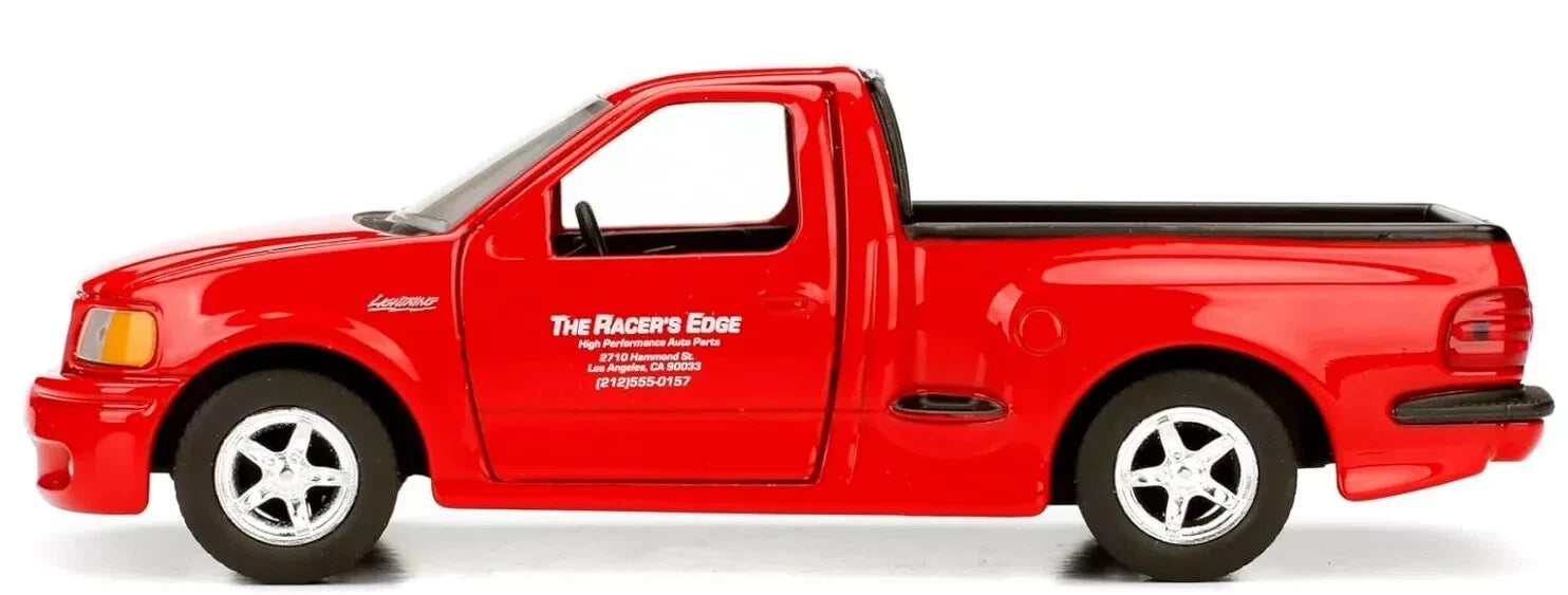 Jada 1:32 Diecast - Brian's 1999 Ford F-150 SVT Lightning, Red - Fast and Furious - 98320
