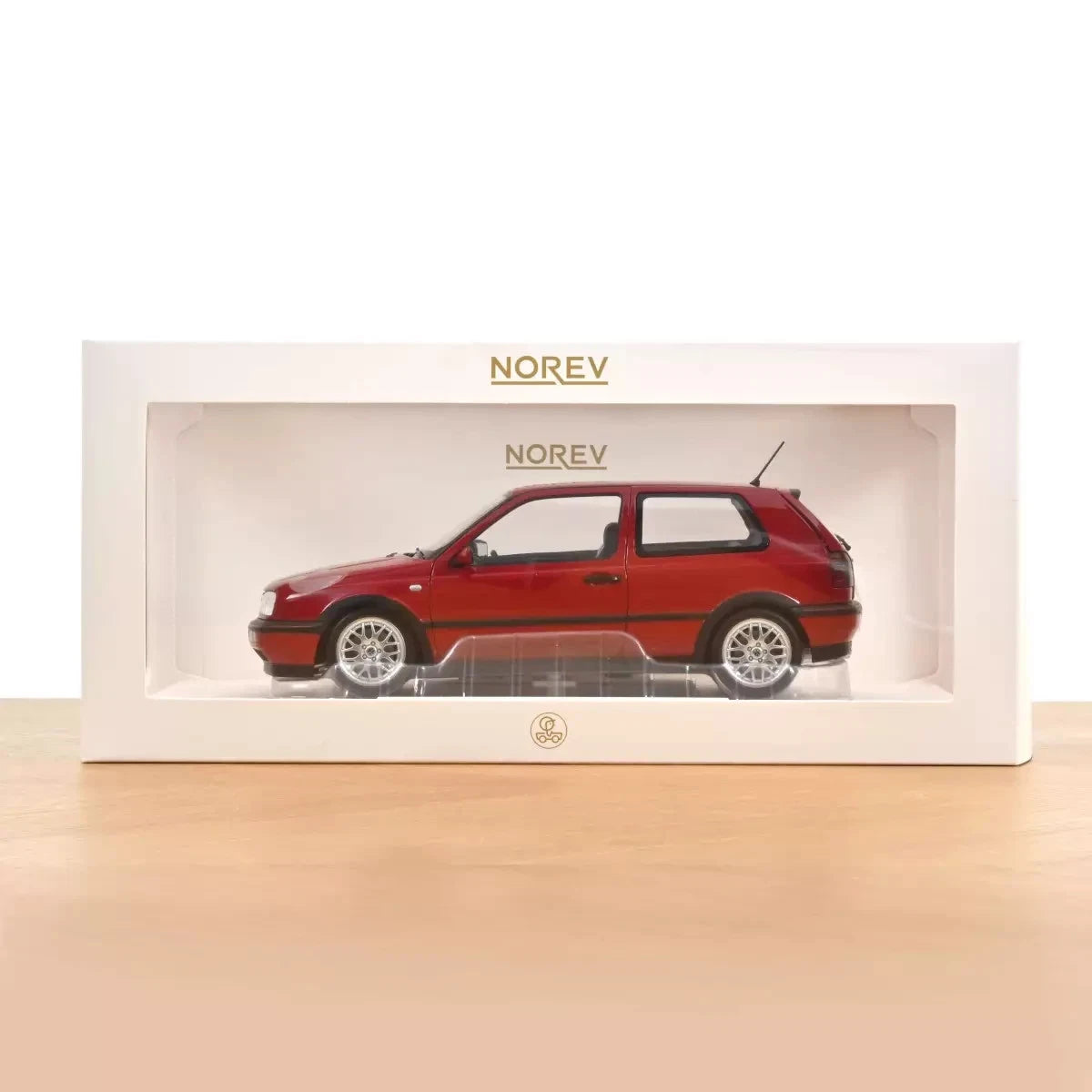 Norev 1:18 Scale Diecast - 1996 VW Volkswagen Golf Mk3, Flash Red - 188418R