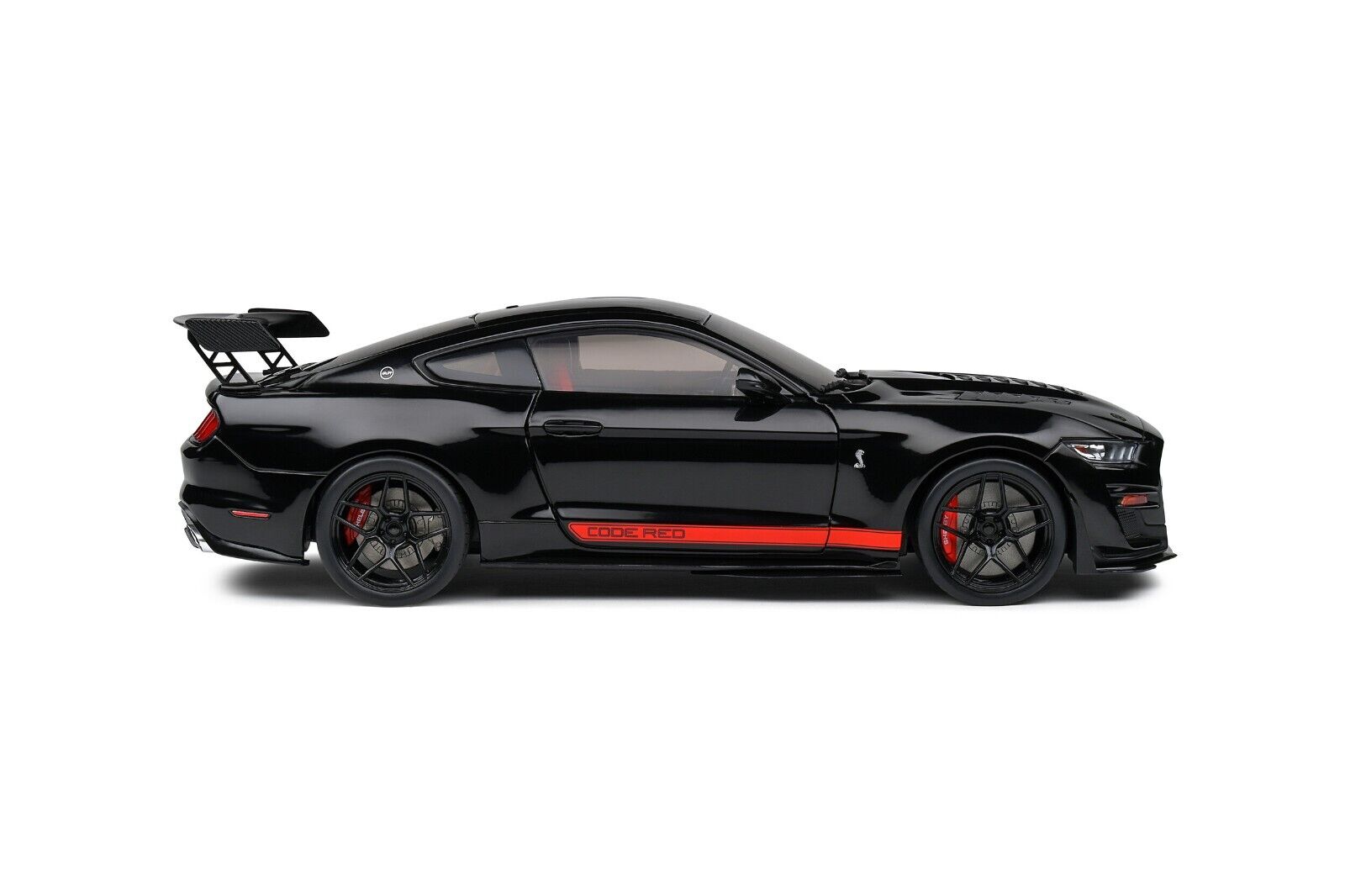 SOLIDO 1:18 Scale Diecast Car 2022 Ford Shelby Mustang GT500 CODE RED - Black