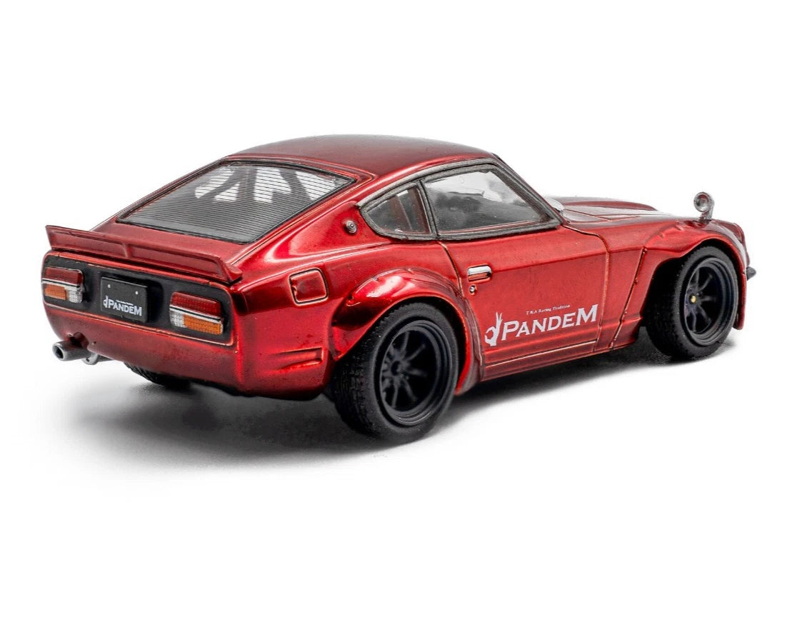 SOLIDO 1:43 Scale - 1973 Datsun Pandem 240Z Rocket Bunny, Mirror Red - S4316302