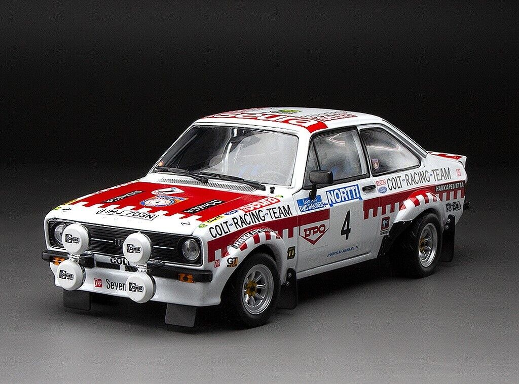 SUNSTAR 1:18 Scale Ford Escort Mk2 RS1800 #4 1/18 T.Makinen 3rd 1975 1000 Lakes - 4856