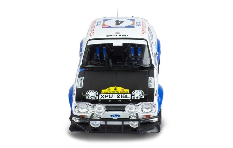 IXO 1:18 FORD ESCORT MK1 RS 1600 #4 H. MIKKOLA-J. DAVENPORT SAFARI RALLY 1973