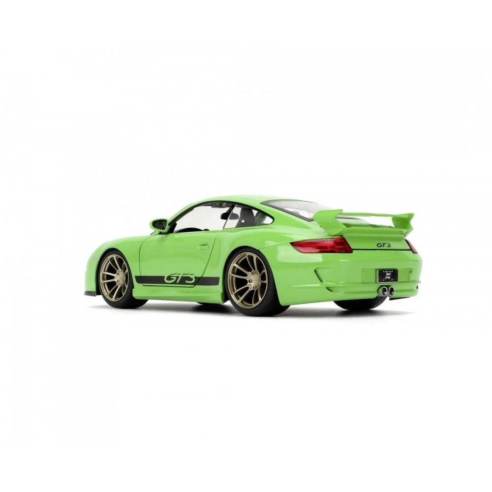 JADA 1:24 Diecast - 2007 Porsche 911 GTS (997) - Fast & Furious 10, Green  - 34919