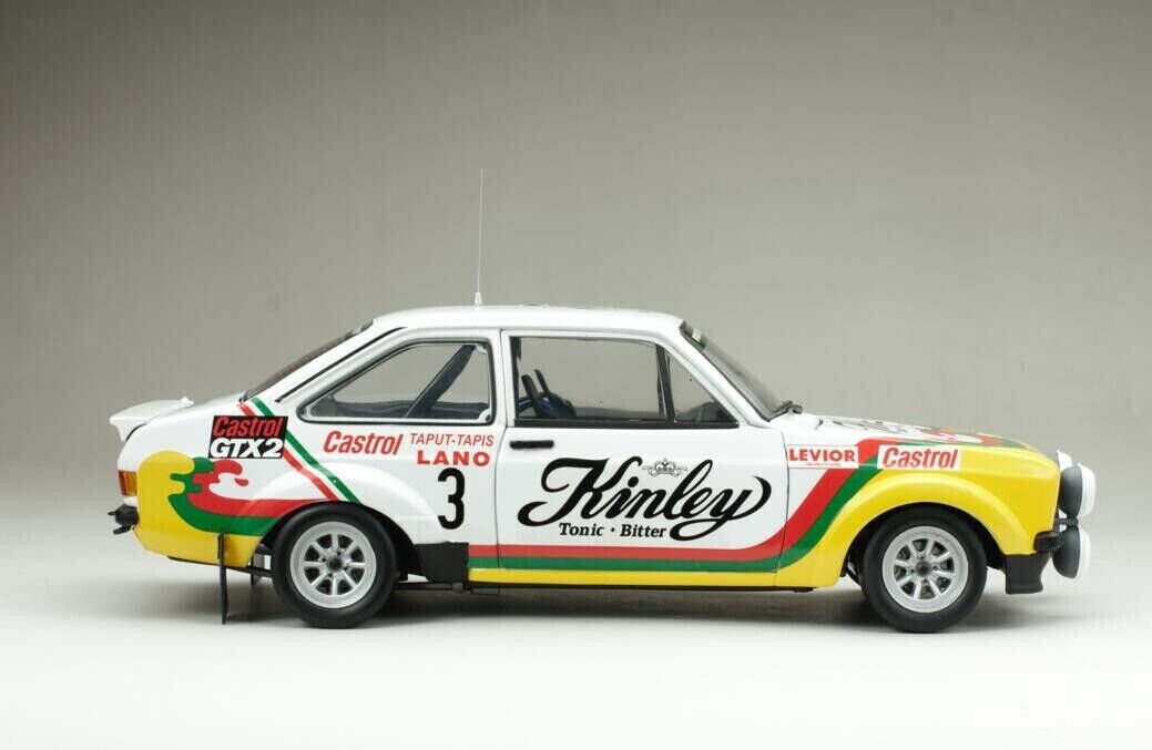 SUNSTAR 4664 1:18 Scale Ford Escort Mk2 RS1800 2nd Ypres 24hr Rally 1978 Kinley