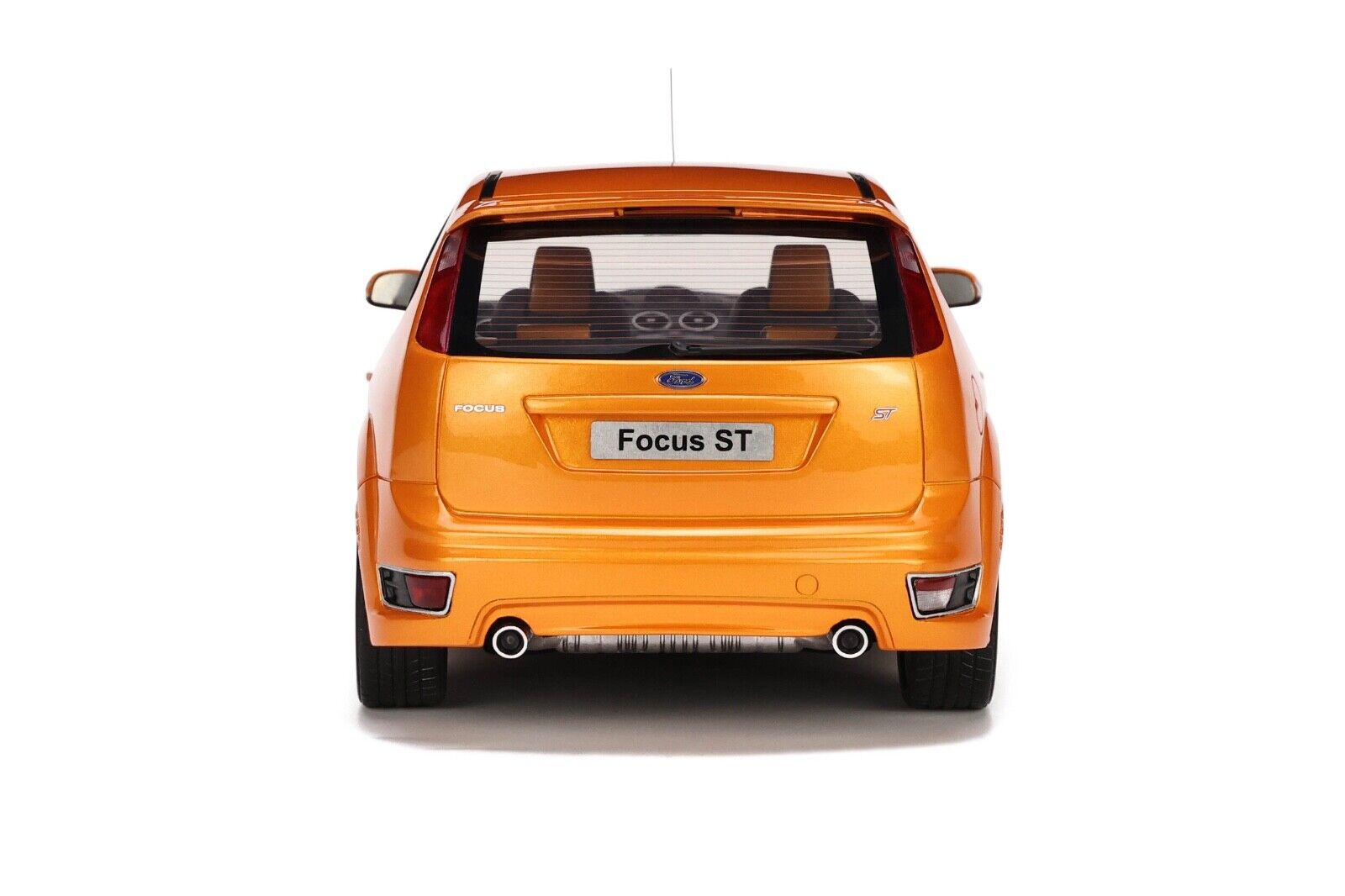 OTTO 1:18 Scale Resin Model Car - 2006 Ford Focus ST MK2 - Orange (OT961)