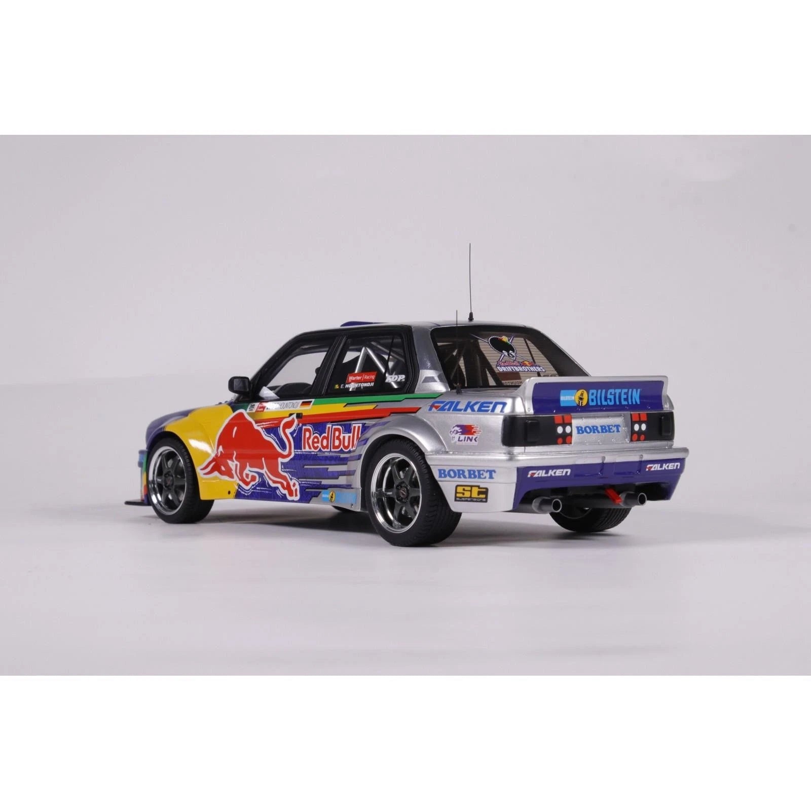 OTTO 1:18 Scale Resin Model Car - 2023 E30 V8 Drift, Blue/Silver - OT486