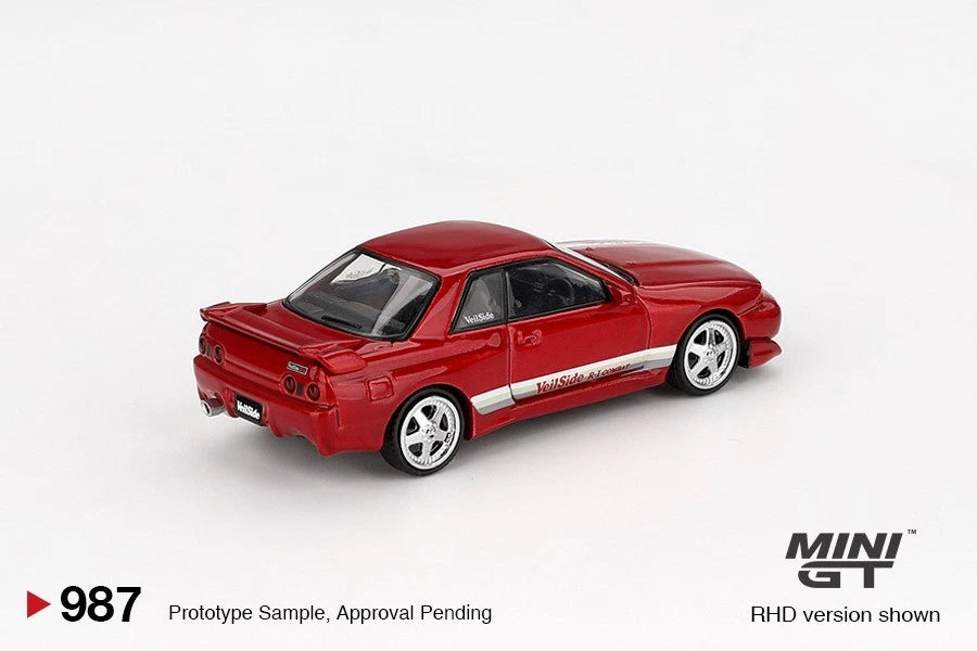 Mini GT 1:64 Diecast - Nissan Skyline GTR (R32) Veilside Combat C1, RHD, Gem Red - MGT00986-R