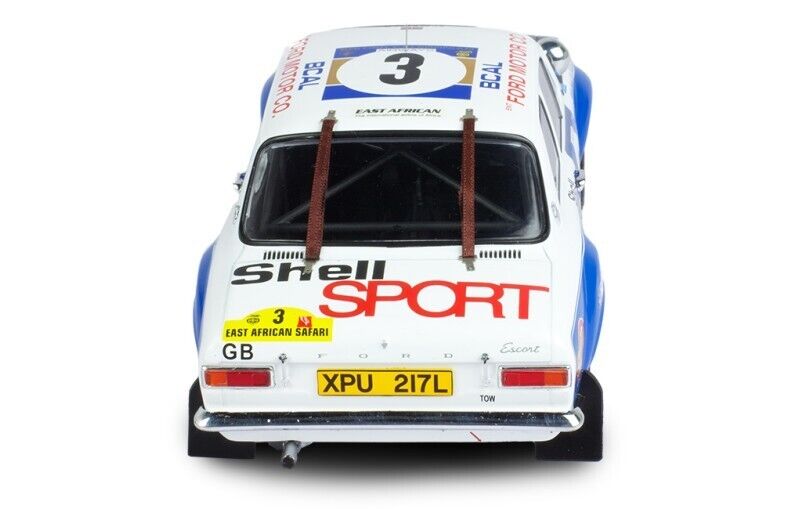 IXO 1:18 FORD ESCORT MK1 RS 1600 #3 V. PRESTON JR.-B. SMITH SAFARI RALLY 1973