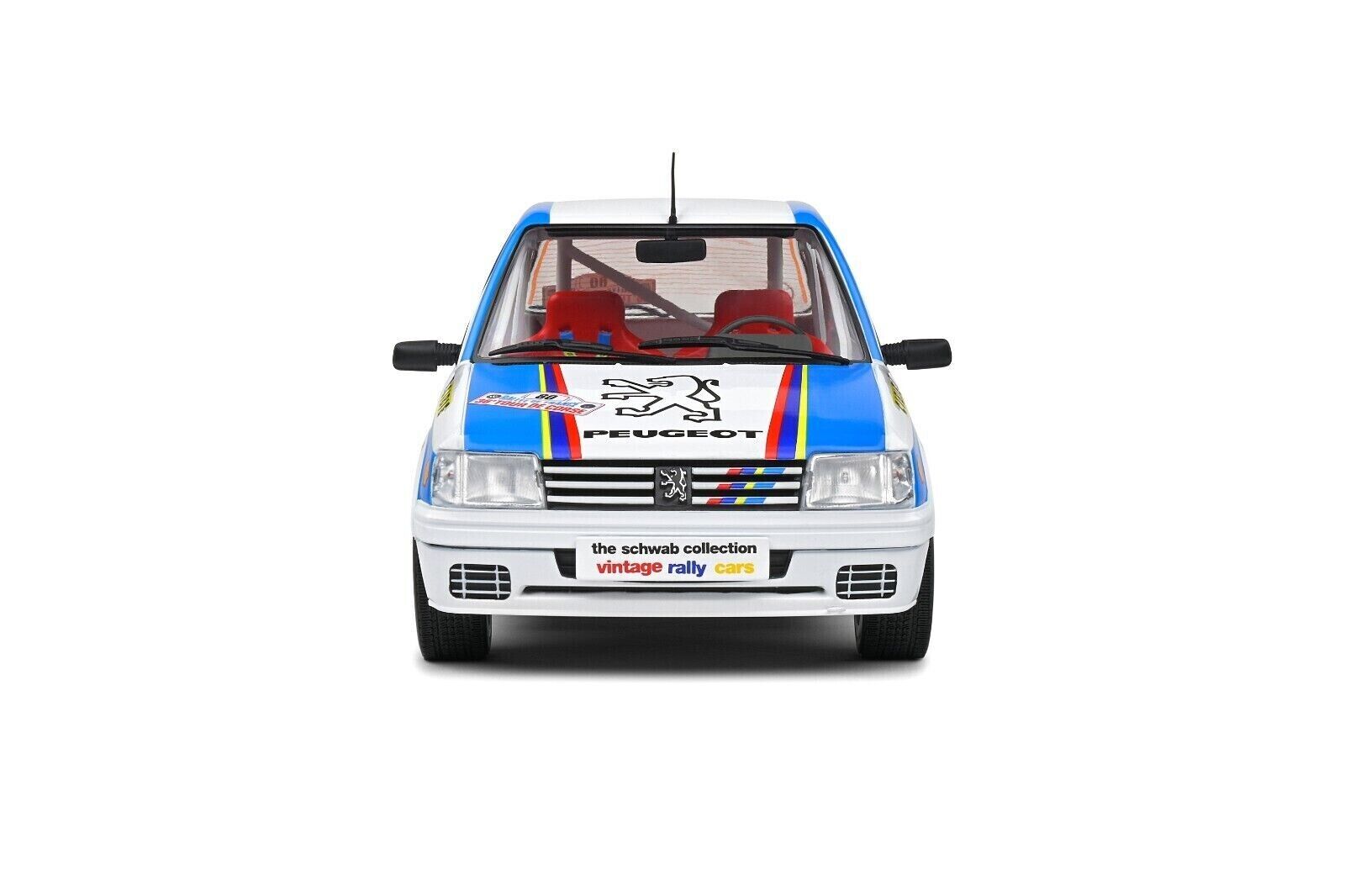 Solido 1:18 Diecast Model - Peugeot 205 Rallye 1.9L Shwab Collection 1990