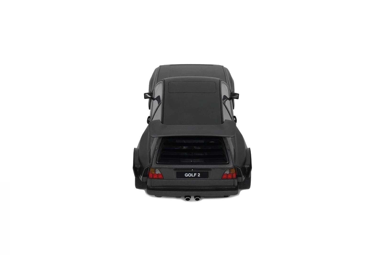 OTTO 1:18 Scale Resin Model Car - 2021 VW VOLKSWAGEN GOLF II GTI  BY KHYZYL SALEEM, ASCOT GREY METALLIC - OT476