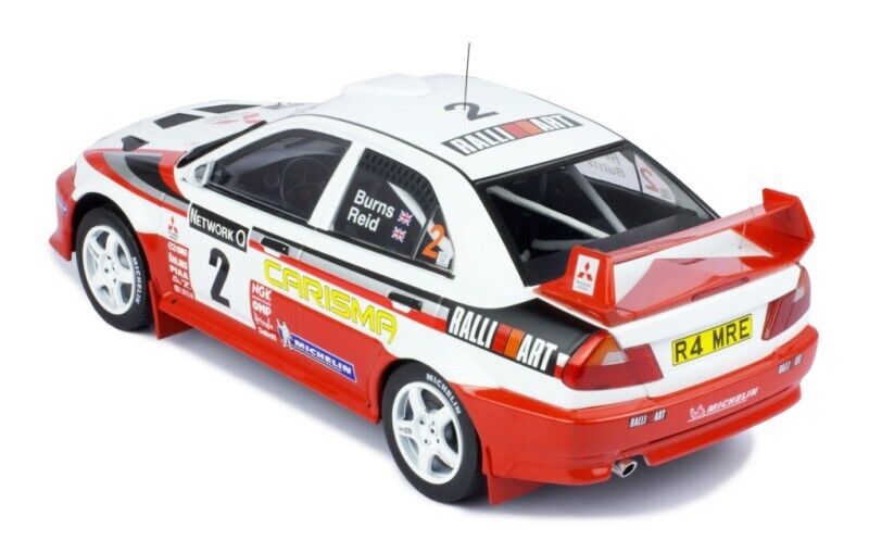 IXO 1:18 Mitsubishi Lancer RS Evolution V #2 R.Burns-R.Reid WINNER RAC Rally 1998