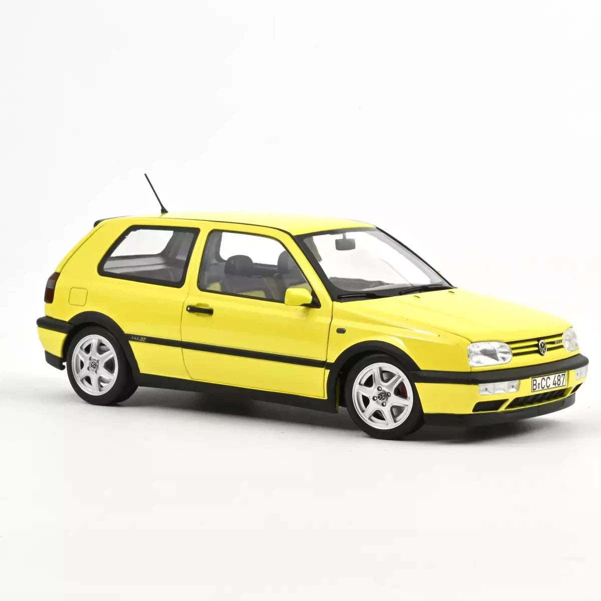 Norev 1:18 Scale Diecast - 1994 VW Volkswagen Golf Mk3 Colour Concept Yellow - 188507