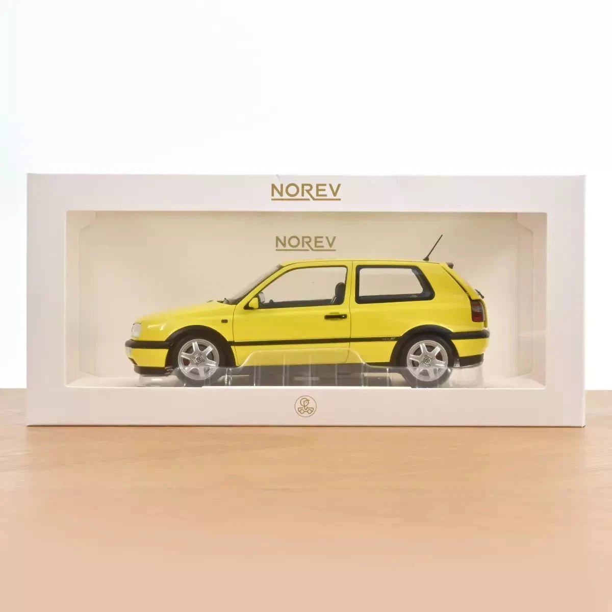 Norev 1:18 Scale Diecast - 1994 VW Volkswagen Golf Mk3 Colour Concept Yellow - 188507