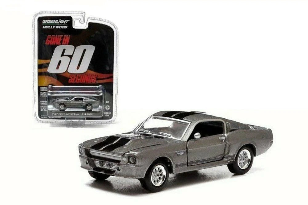 GREENLIGHT 1:64 - 1967 FORD MUSTANG ELEANOR - GONE IN 60 SECONDS - 44742