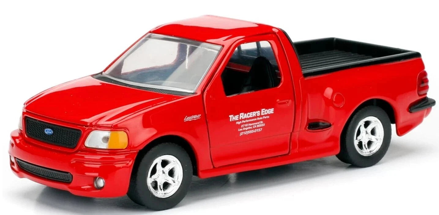 Jada 1:32 Diecast - Brian's 1999 Ford F-150 SVT Lightning, Red - Fast and Furious - 98320