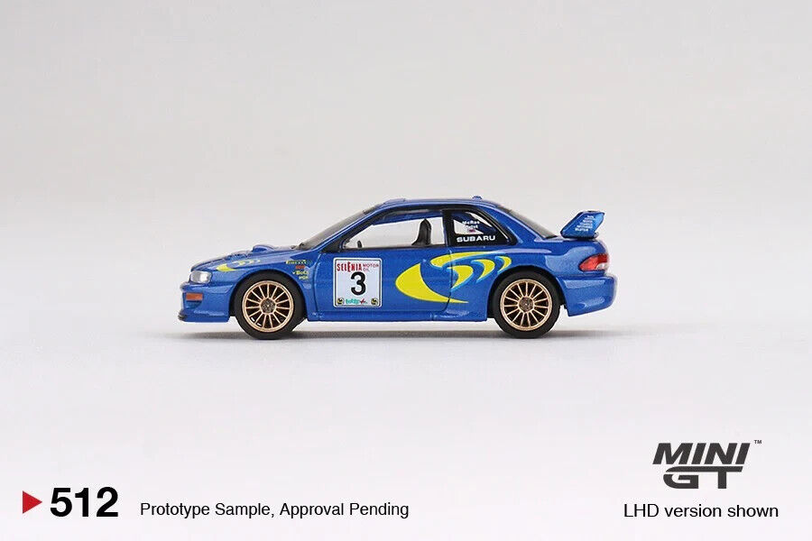 Mini GT 1:64 Diecast - Subaru Impreza WRC97 1997 Rally Sanremo Winner #3 McRae - 512