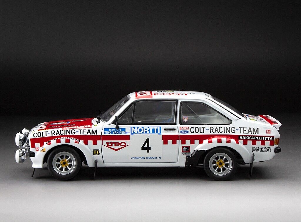 SUNSTAR 1:18 Scale Ford Escort Mk2 RS1800 #4 1/18 T.Makinen 3rd 1975 1000 Lakes - 4856