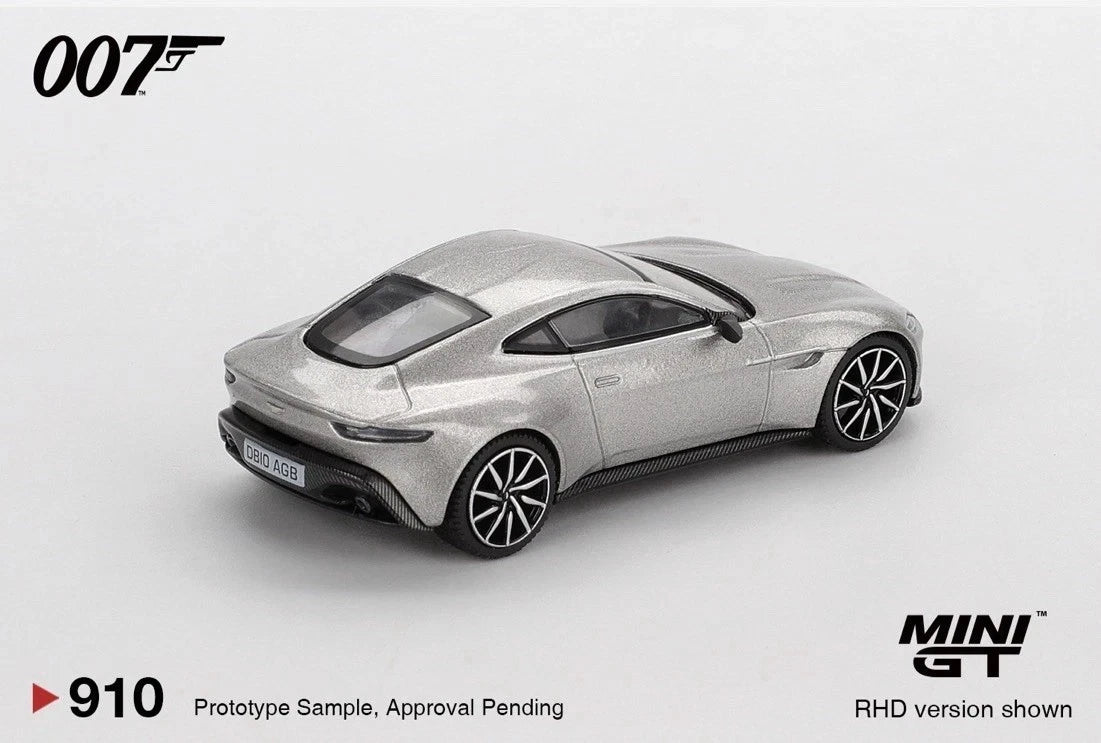 Mini GT 1:64 Aston Martin DB10 James Bond 007 Spectre, English RHD - BLISTER PACKAGING - MGT00910-007E