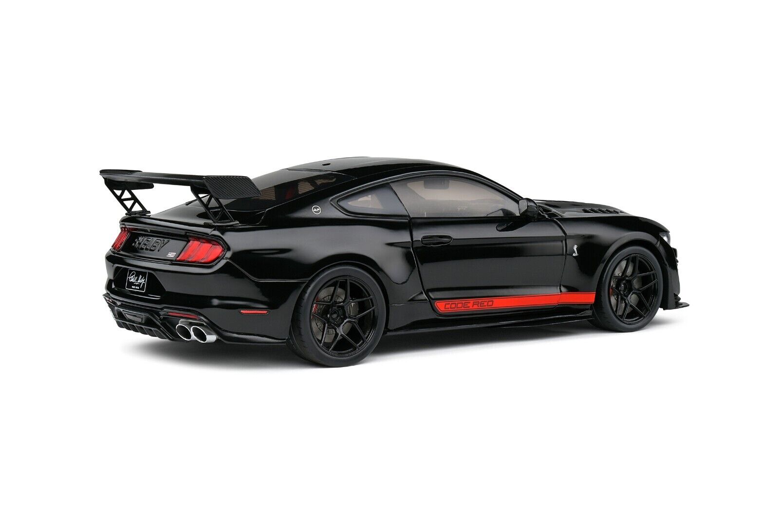 SOLIDO 1:18 Scale Diecast Car 2022 Ford Shelby Mustang GT500 CODE RED - Black