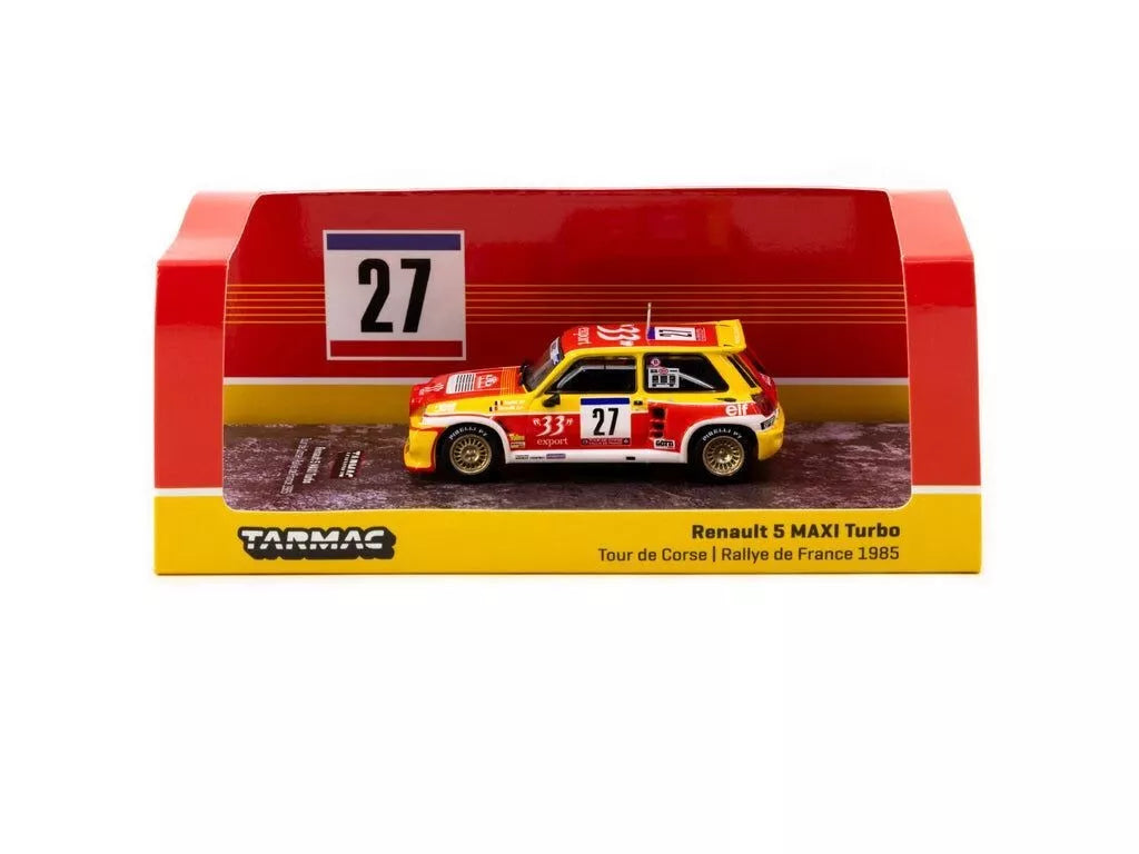 TARMAC WORKS 1:64 Scale - Renault 5 MAXI Turbo, Tour de Corse 1985