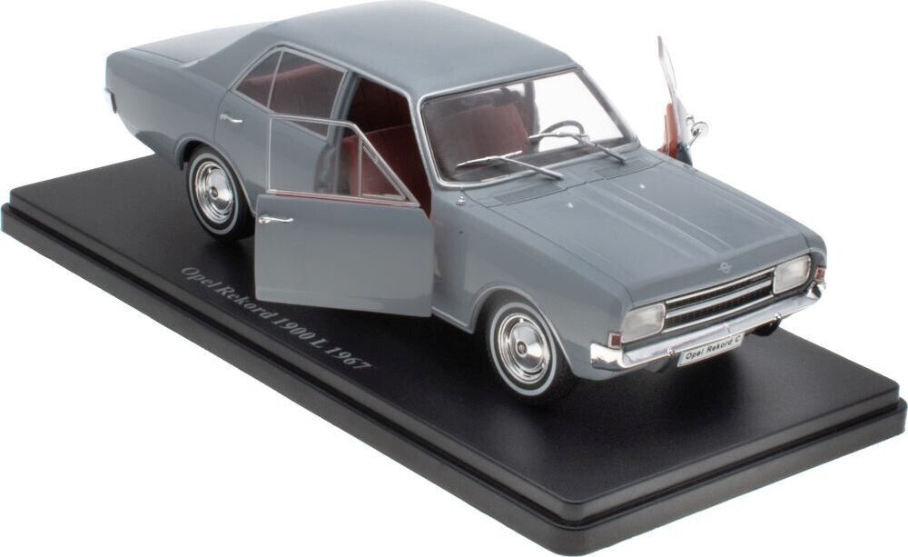 MAG 1:24 Scale Diecast Car - 1967 Opel Rekord 1900 L in Grey