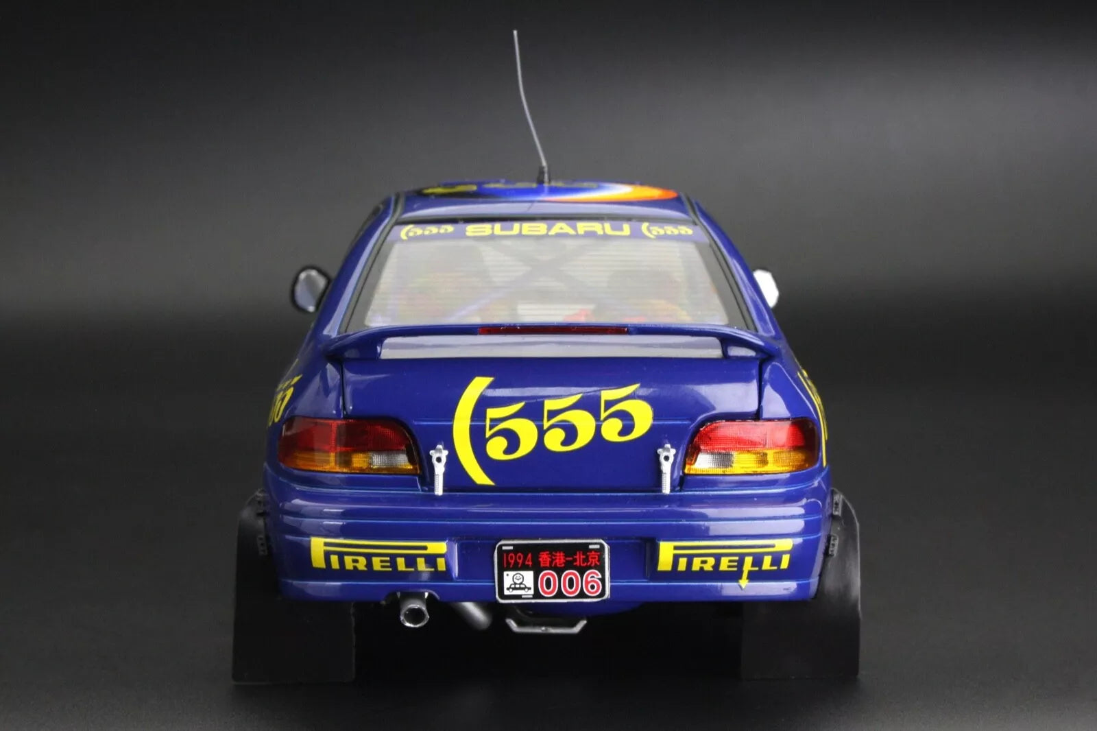 Sunstar 1:18 - Subaru Impreza 555 #6 R. Burns / R.Reid - 2nd 555 Hong Kong Beijing Rally 1994