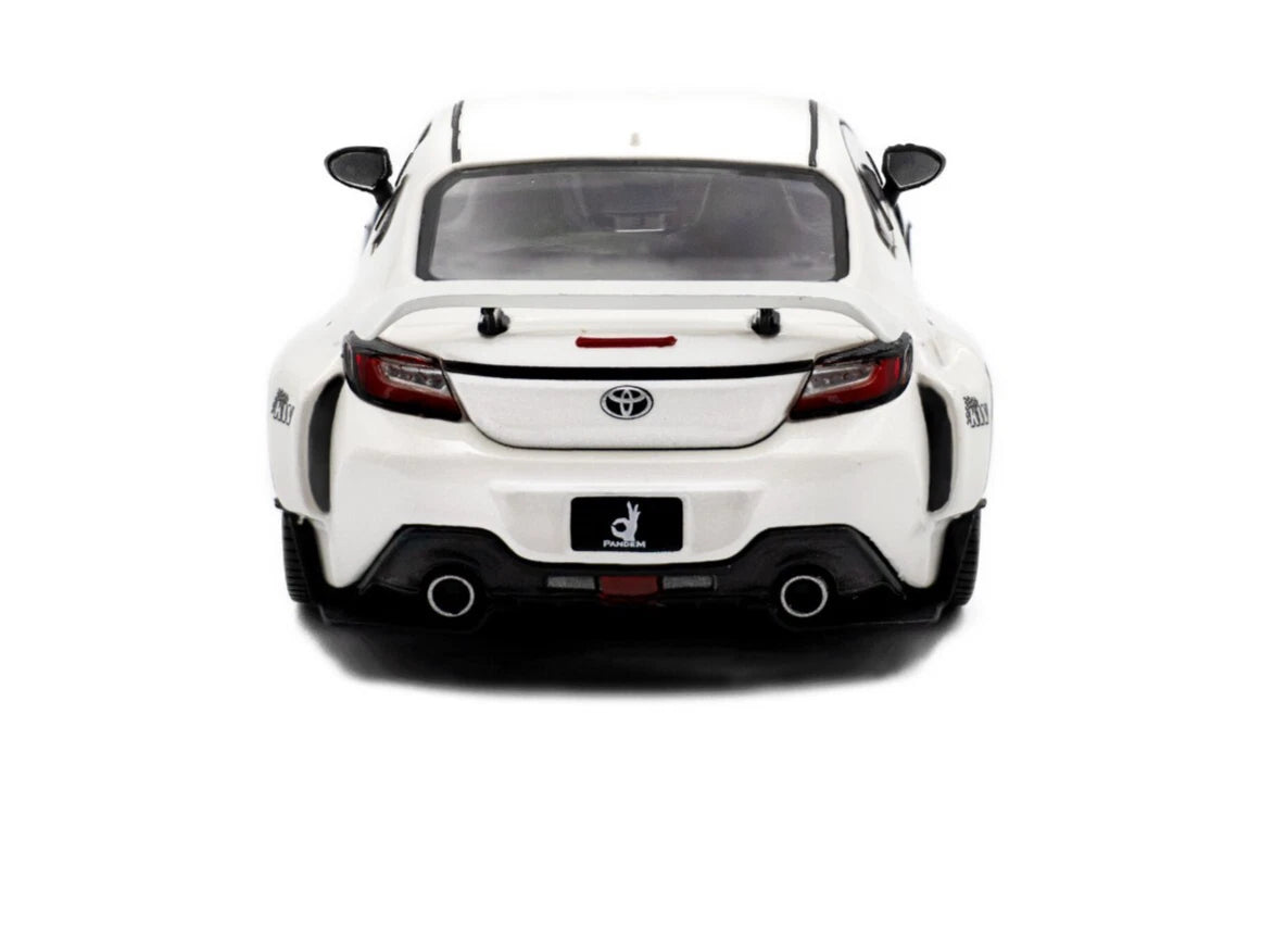 SOLIDO 1:43 Diecast, 2022 PANDEM TOYOTA GR86 ROCKET BUNNY, WHITE - S4315102