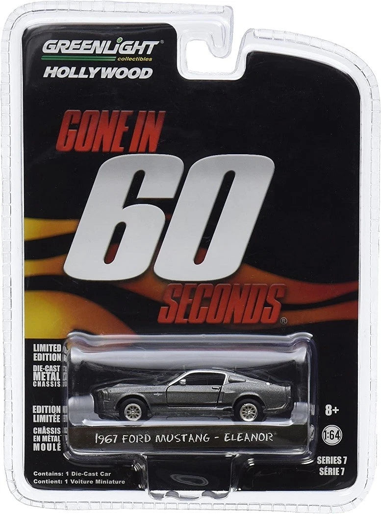 GREENLIGHT 1:64 - 1967 FORD MUSTANG ELEANOR - GONE IN 60 SECONDS - 44742