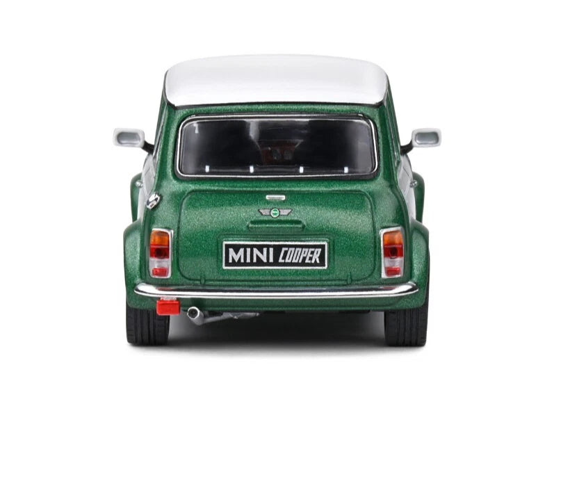 SOLIDO 1:43 Scale Diecast, 1994 Mini Cooper S 1.3 Sport Pack, British Racing Green - S4316601