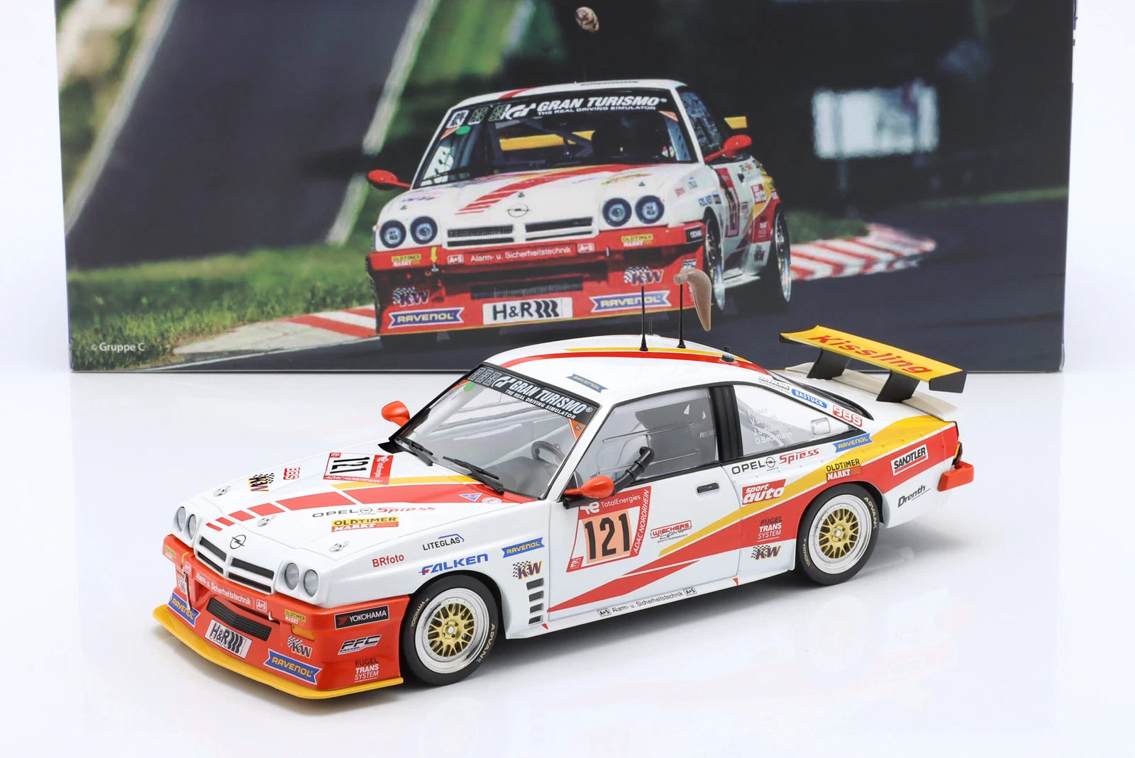 WERK 83 1:18 - Opel Manta #121 24h Nurburgring 2023 Beckmann/Hass/Strycek/Schulten - W18035001