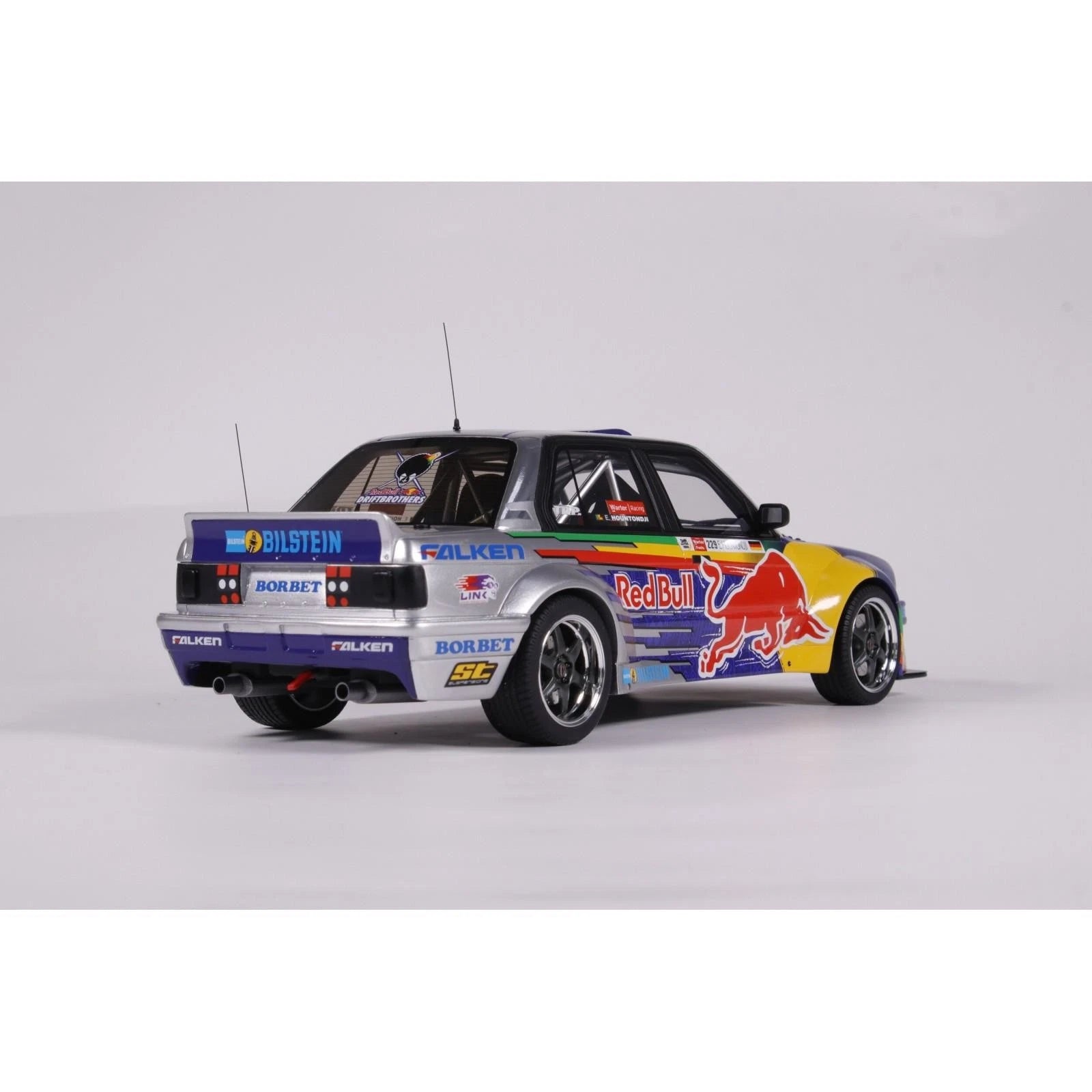 OTTO 1:18 Scale Resin Model Car - 2023 E30 V8 Drift, Blue/Silver - OT486