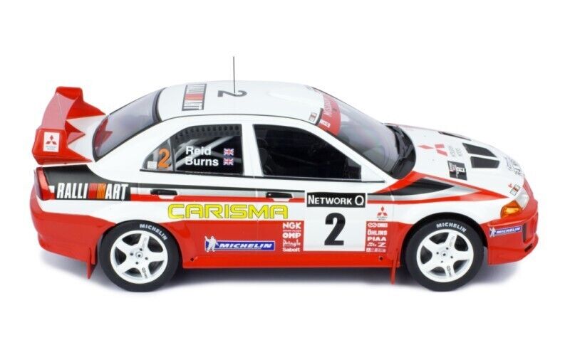 IXO 1:18 Mitsubishi Lancer RS Evolution V #2 R.Burns-R.Reid WINNER RAC Rally 1998