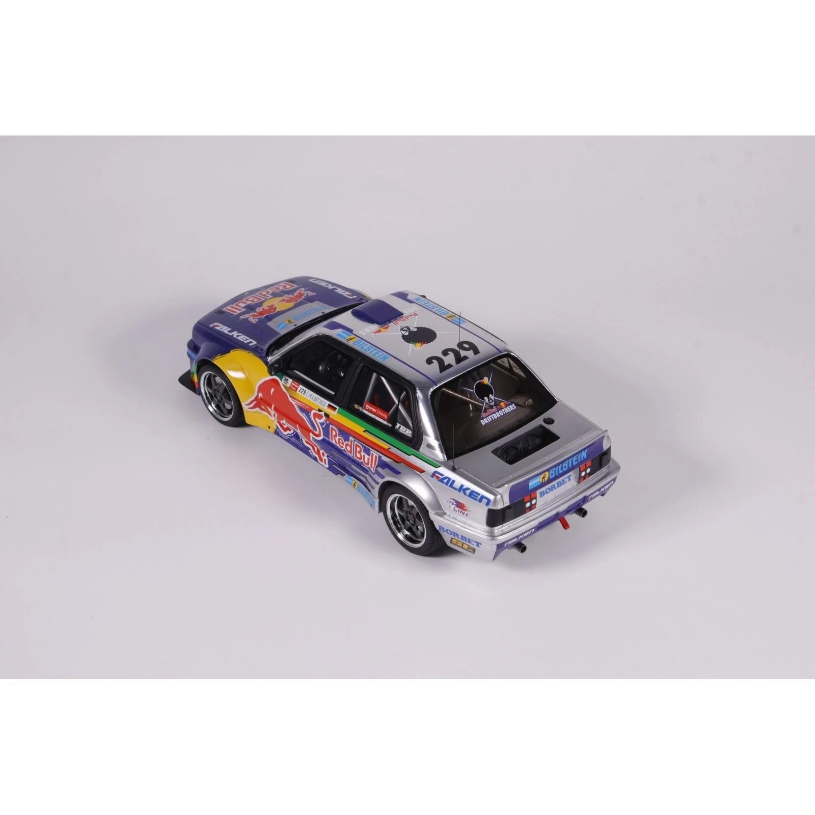 OTTO 1:18 Scale Resin Model Car - 2023 E30 V8 Drift, Blue/Silver - OT486