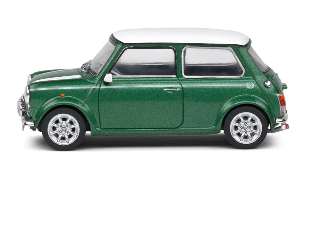 SOLIDO 1:43 Scale Diecast, 1994 Mini Cooper S 1.3 Sport Pack, British Racing Green - S4316601