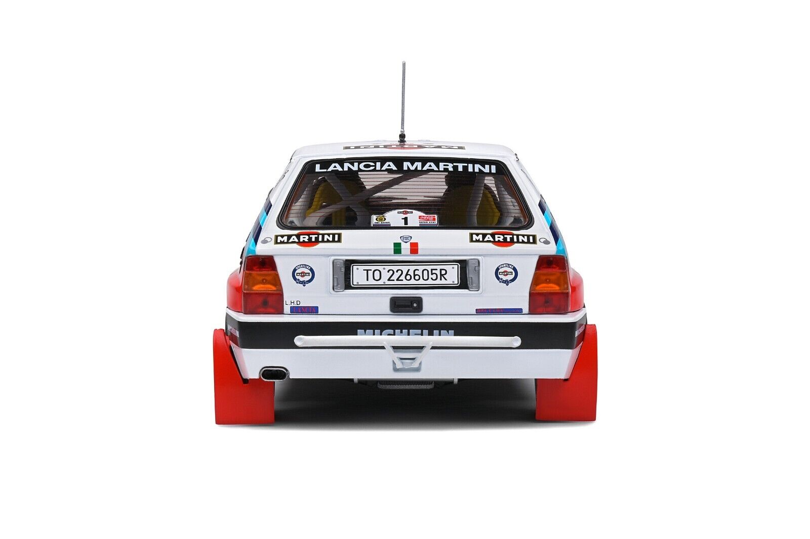 SOLIDO 1:18 Scale Diecast Model, Lancia Delta HF Integrale SAFARI RALLYE KENYA