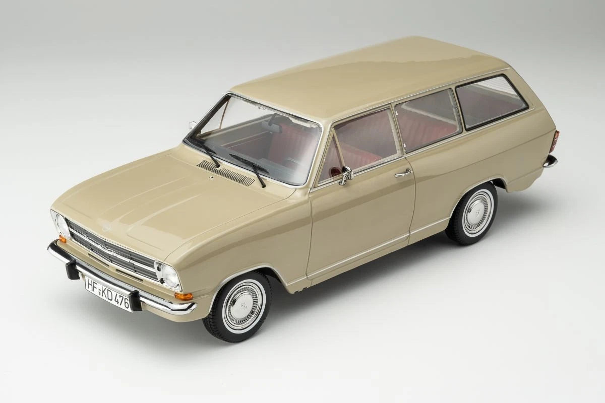 Touring Modelcars 1:18 Scale Diecast - 1972 Opel Kadett B Caravan, Beige - 18048101