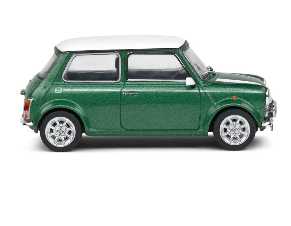 SOLIDO 1:43 Scale Diecast, 1994 Mini Cooper S 1.3 Sport Pack, British Racing Green - S4316601