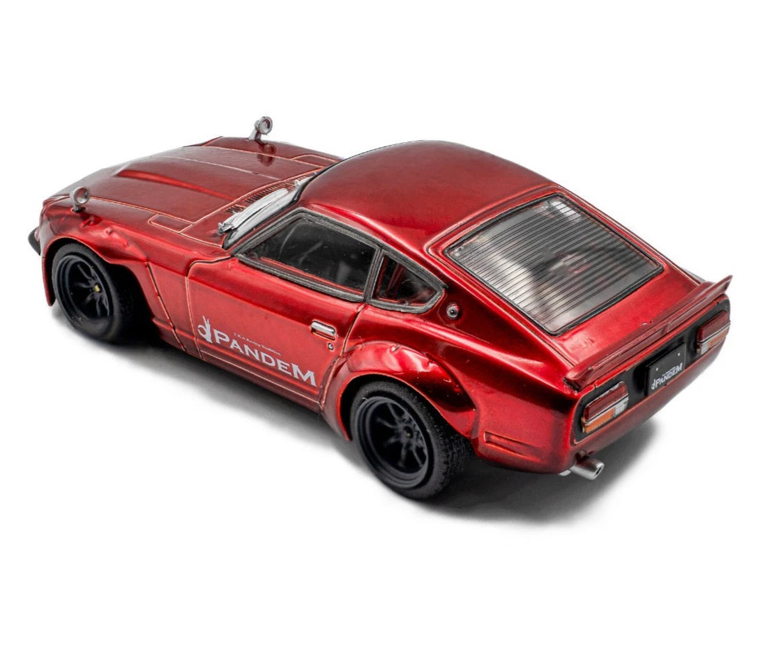SOLIDO 1:43 Scale - 1973 Datsun Pandem 240Z Rocket Bunny, Mirror Red - S4316302