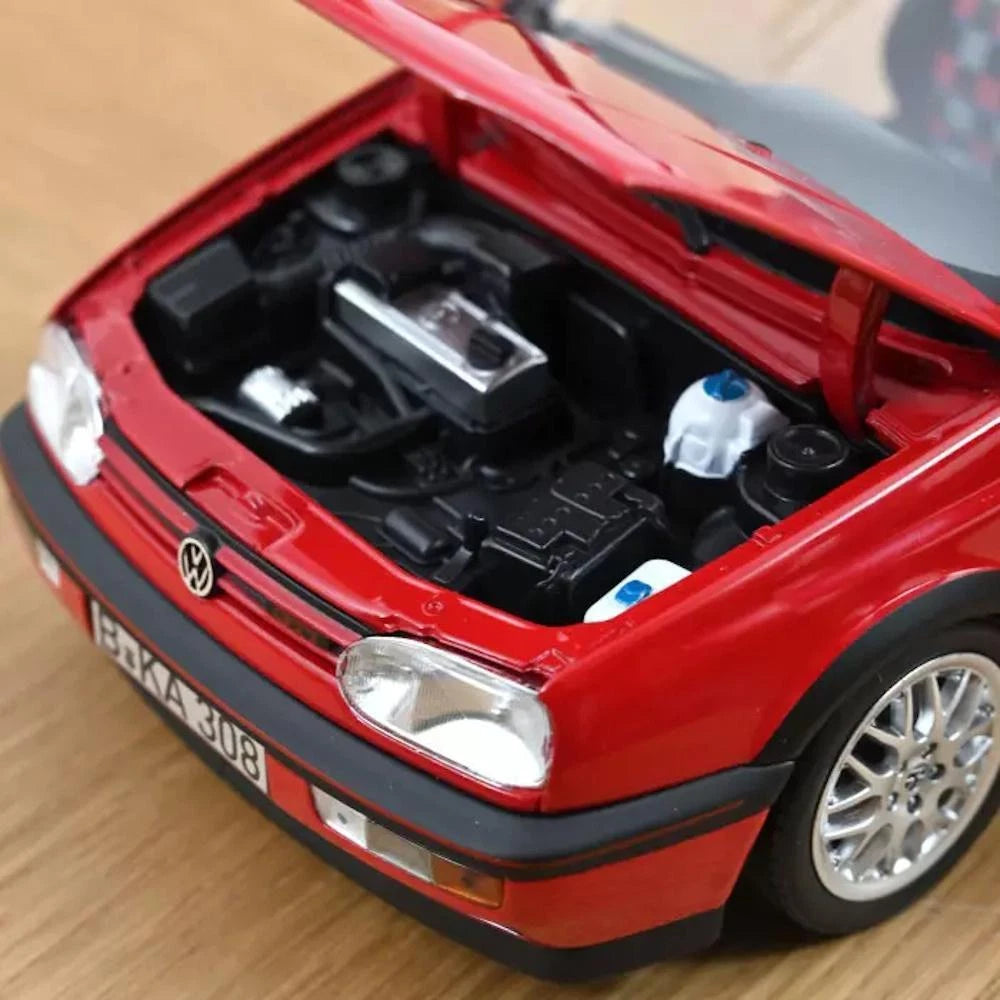 Norev 1:18 Scale Diecast - 1996 VW Volkswagen Golf Mk3, Flash Red - 188418R