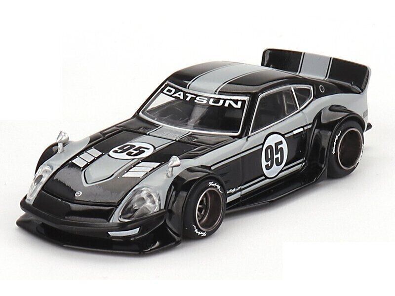 Mini GT 1:64 Scale Kaido House Datsun Fairlady Z GT 95 Drifter V1 Black Grey (RHD) - KHMG079