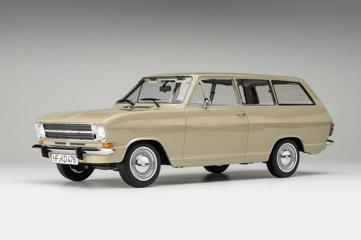 Touring Modelcars 1:18 Scale Diecast - 1972 Opel Kadett B Caravan, Beige - 18048101